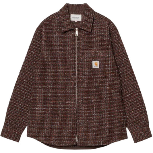 Camicie casual Uomo Carhartt Wip - Bellamy Shirt Jac - Marrone