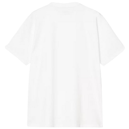 T-shirt Uomo Carhartt Wip - S/S Script T-Shirt - Bianco