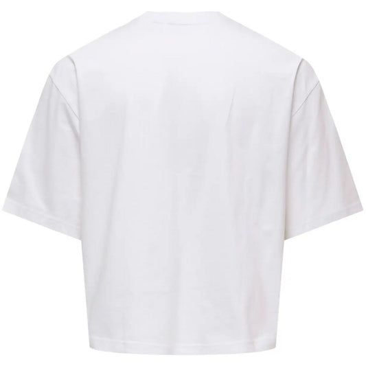 T-shirt Uomo Only & Sons - Onsfred Life Ovz Ss Crop Tee - Bianco