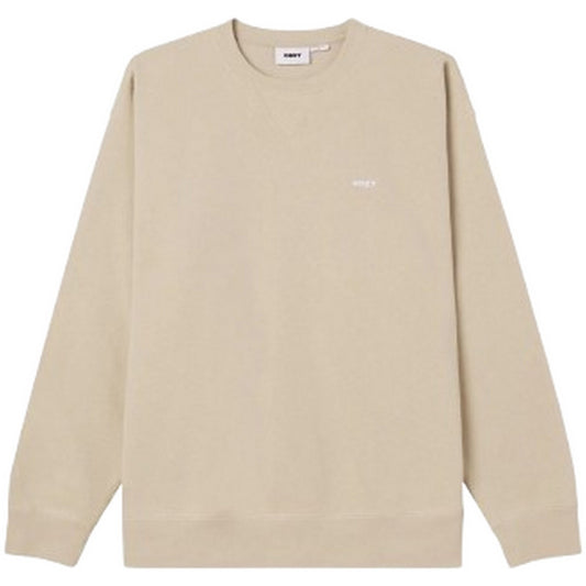 Obey Sweats à capuche pour hommes - Tissu polaire establishment Works Bold Crew Ii - Gris