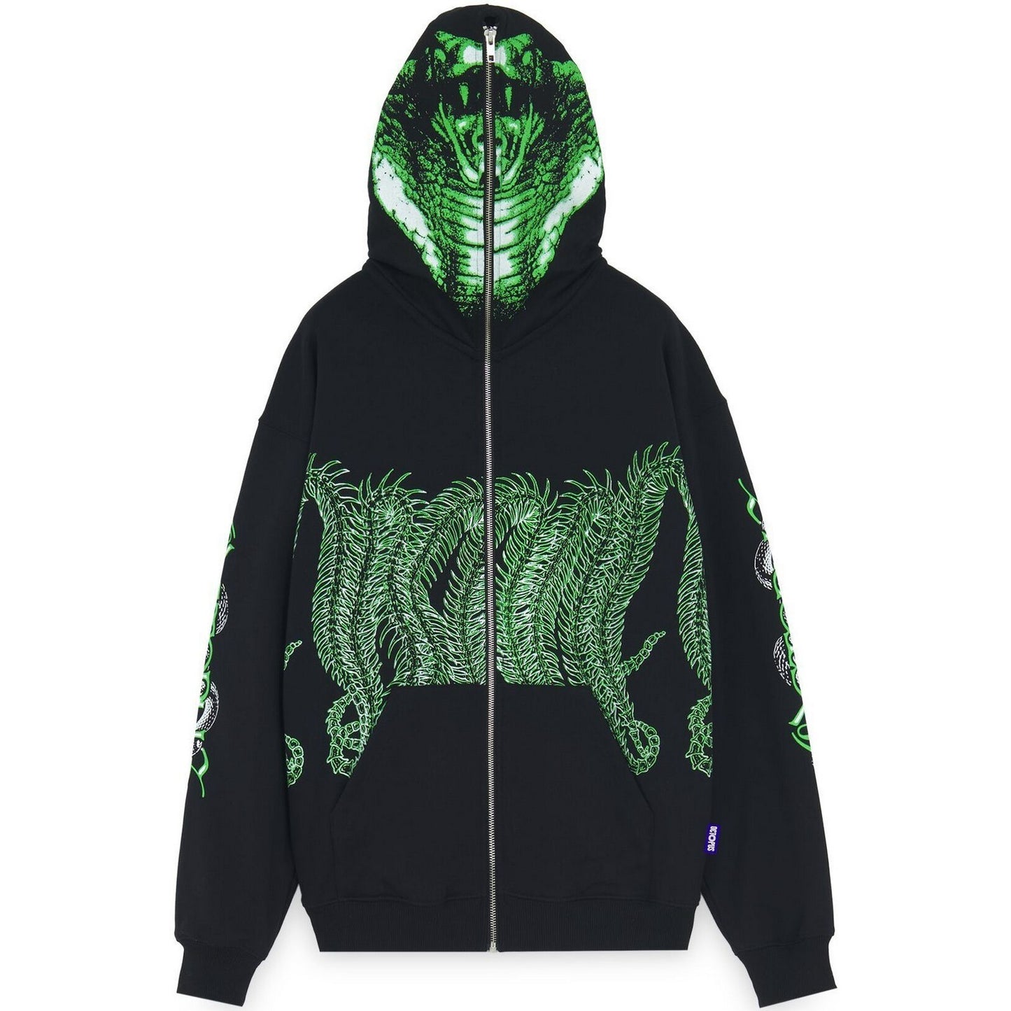 Felpe con cappuccio Uomo Octopus - Year Of The Snake Octopus Full Zip Hoodie - Nero