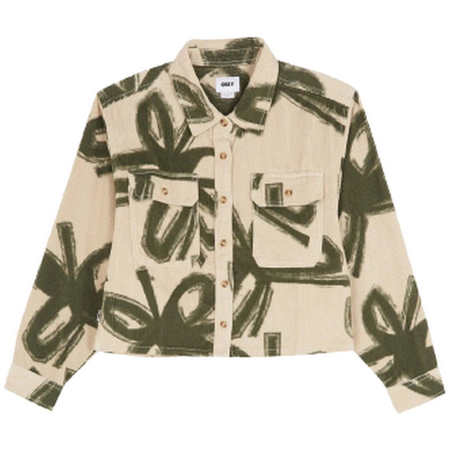 Camicie Donna Obey - Obey Nabi Cord Shirt Ls - Marrone