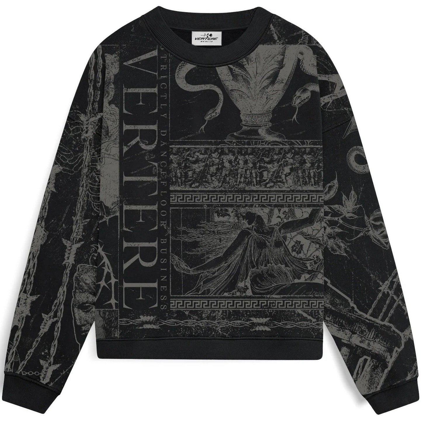 Camisas de manga larga para hombre Vertere Berlin - Seduction Sweater - Negro