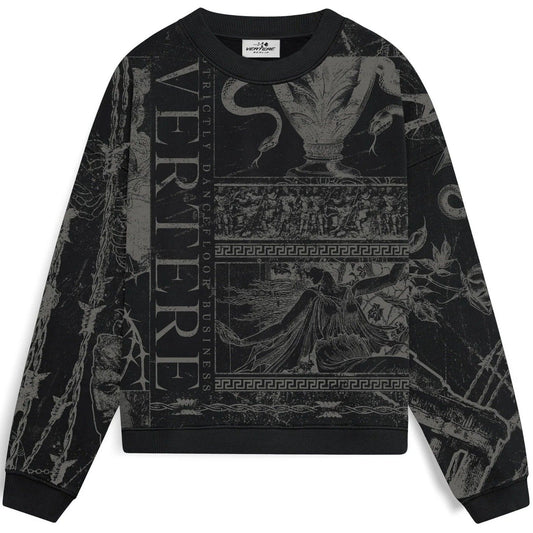 Koszule męskie z długim rękawem Vertere Berlin - Seduction Sweater - Czarny