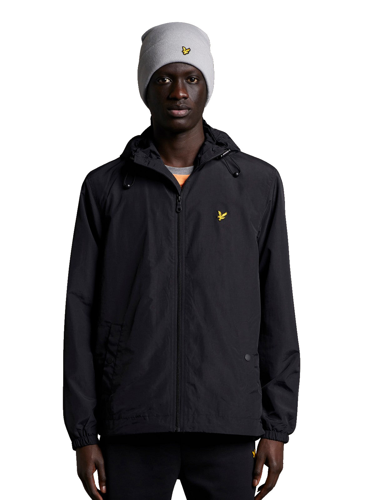 Giacche Uomo Lyle & Scott - Ls Zip Trought Hooded Jkt - Nero
