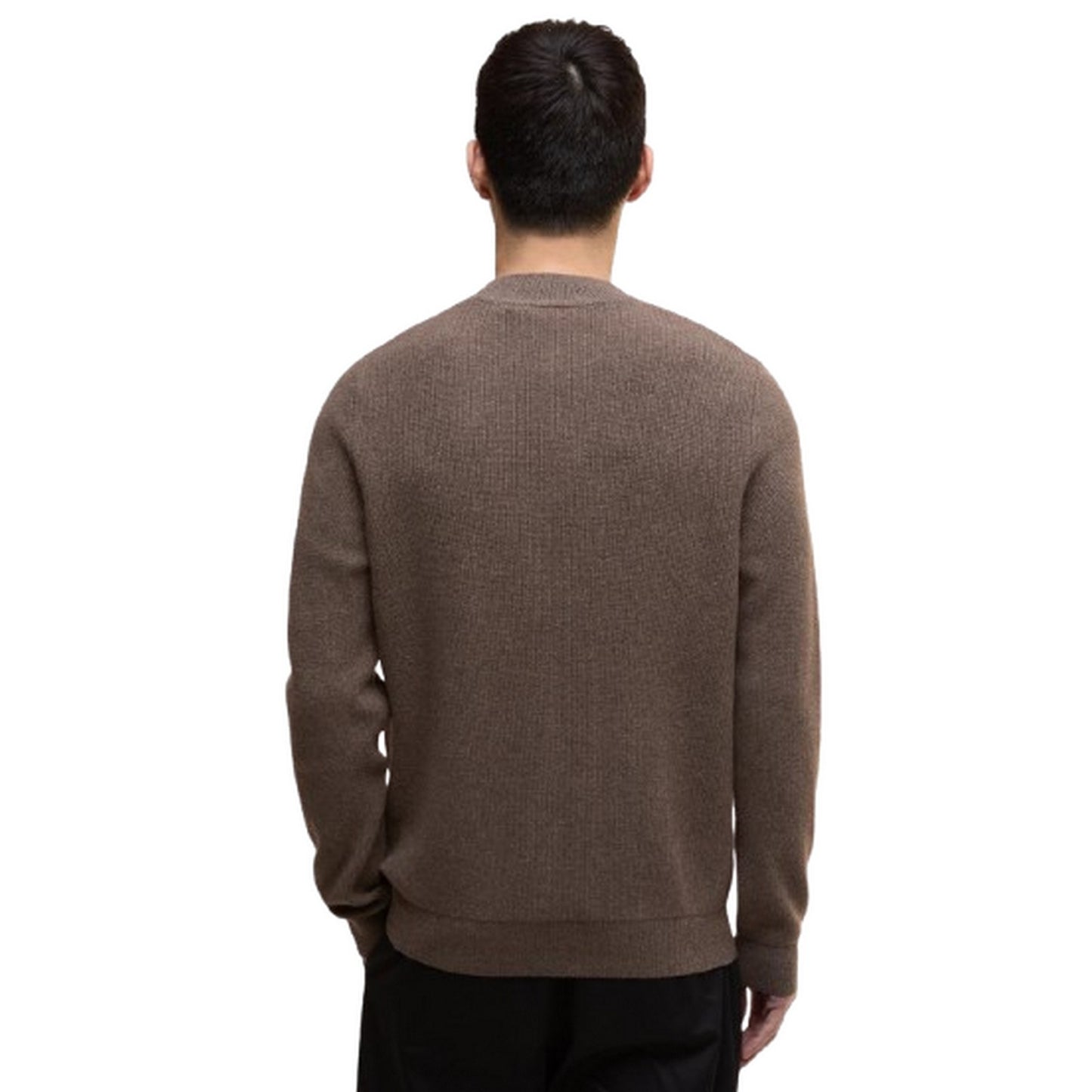 Barbour International Herrenpullover – Crawley Rundhalspullover – Beige