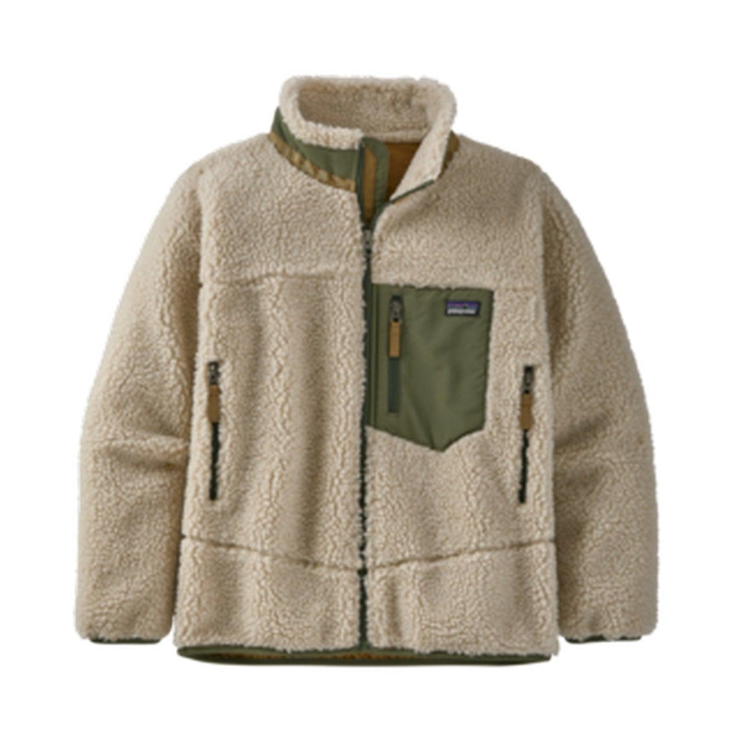Giacche Ragazzi Unisex Patagonia - BAMBINO K's RetroX Jkt - Beige
