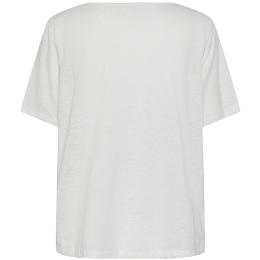 Tanktops & Tanktops für Damen - Pcsylvie Ss Top Noos Bc - Weiß