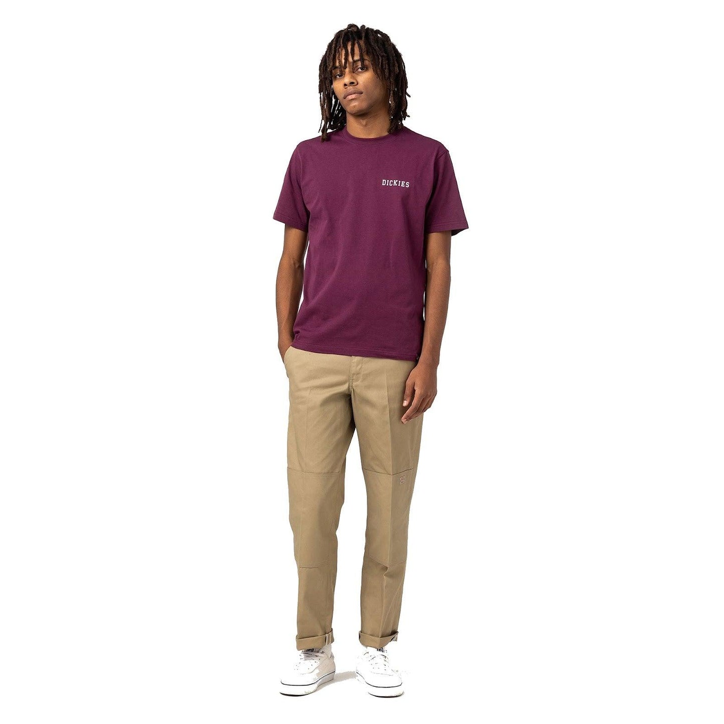 Pantaloni Uomo Dickies - Slim Straight Double Knee Rec - Beige