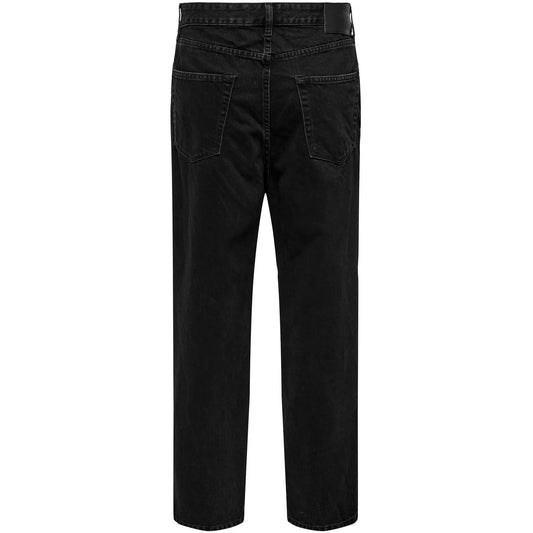 Jeans Uomo Only & Sons - Onsfive Baggy Black 2619 Tai Dnm - Nero