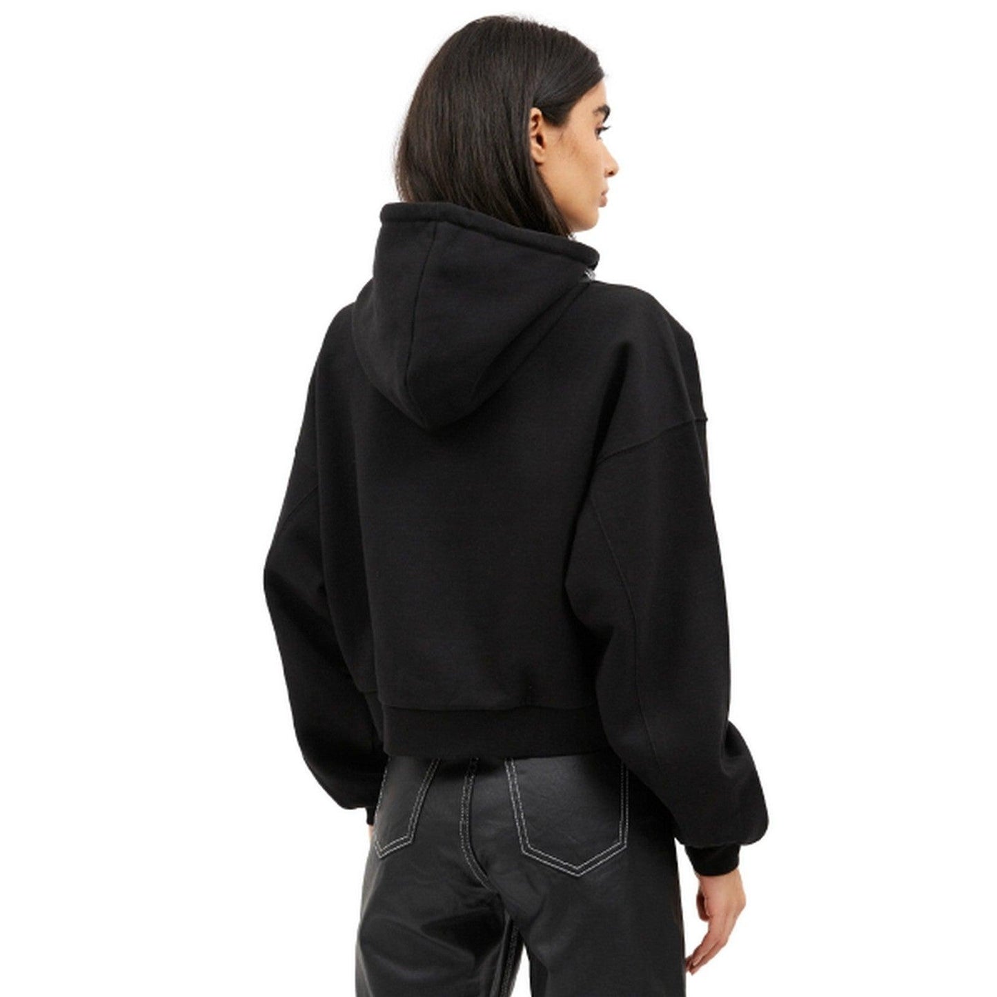 Felpe con cappuccio Donna DrDenim - Ethel Zip Hoodie - Nero
