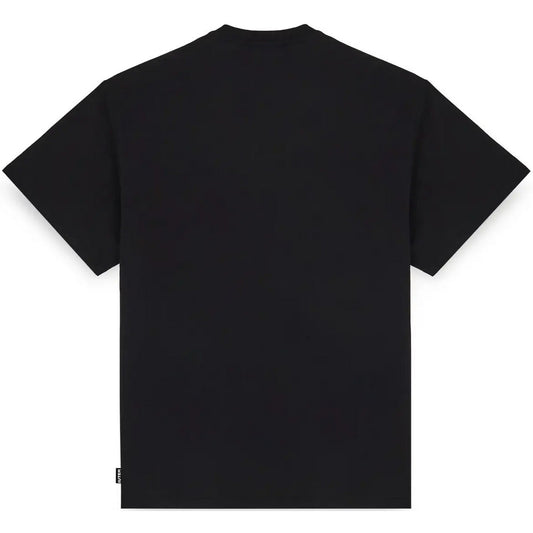 Męska koszulka T-shirt Iuter – koszulka z logo serca – czarna