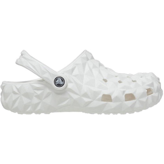 Zuecos y pantuflas unisex Crocs - Zueco geométrico clásico - Blanco
