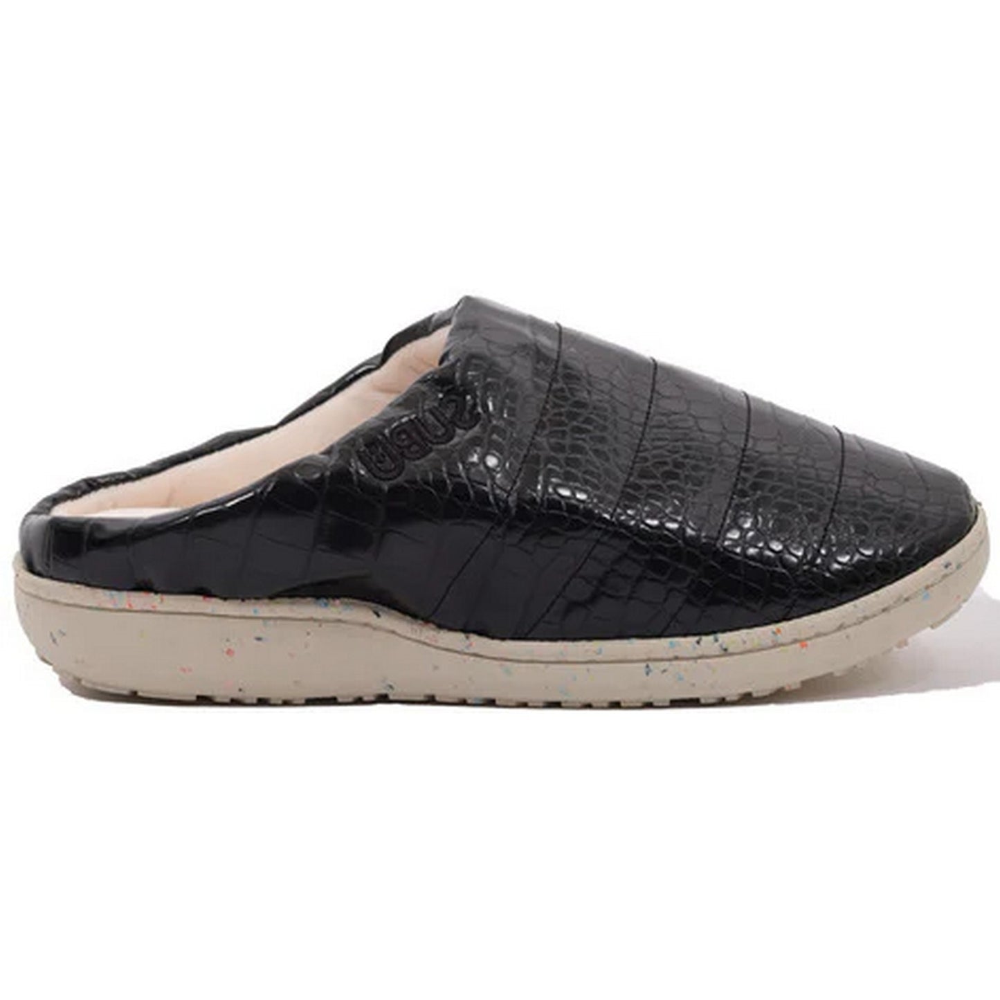 Pantuflas unisex Subu - Sandalia de cocodrilo Subu King - Negro