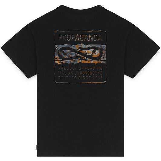 T-shirt Uomo Propaganda - T-Shirt M/M Label Rust - Nero