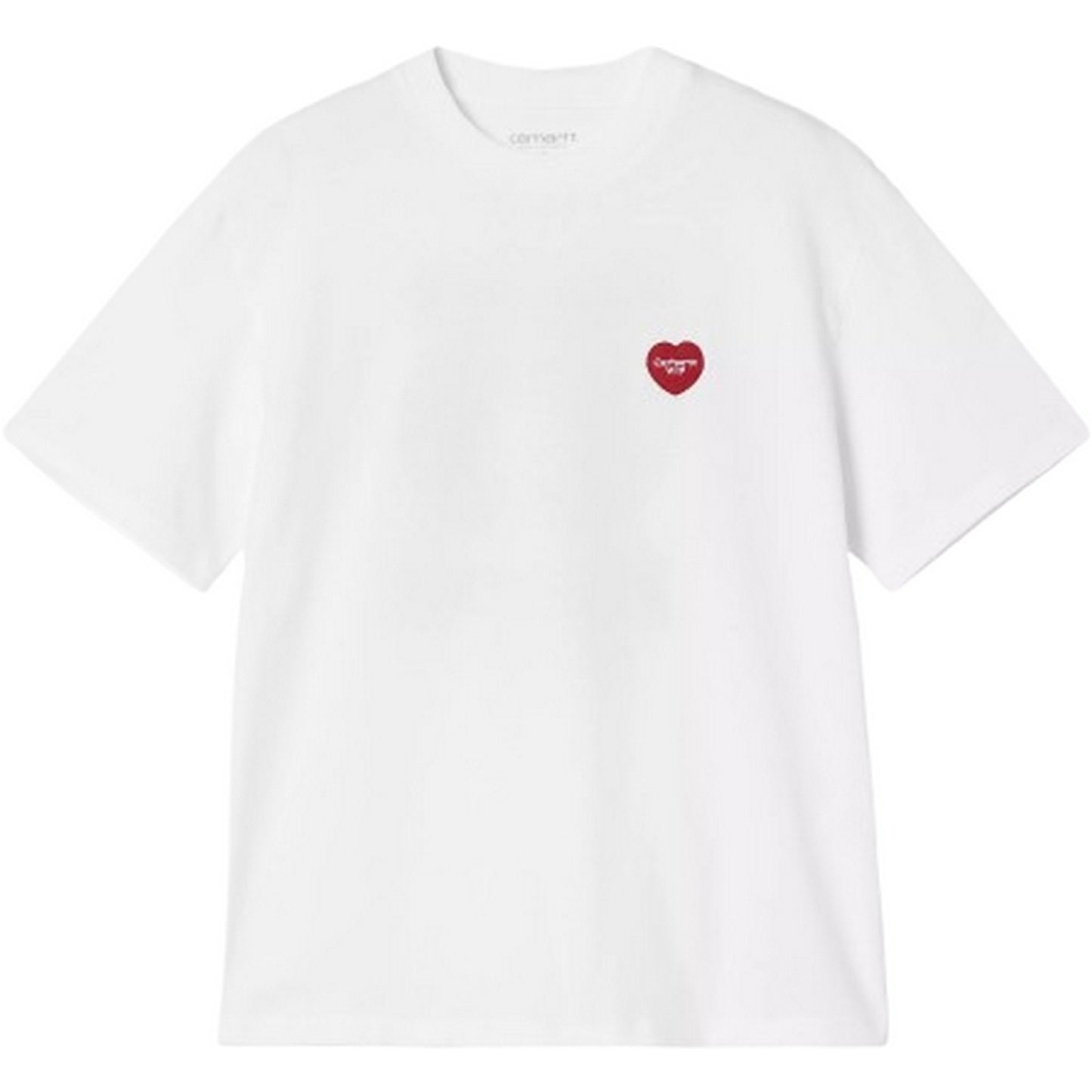 T-shirt Donna Carhartt Wip - W' S/S Heart II Hartt T-Shirt - Bianco
