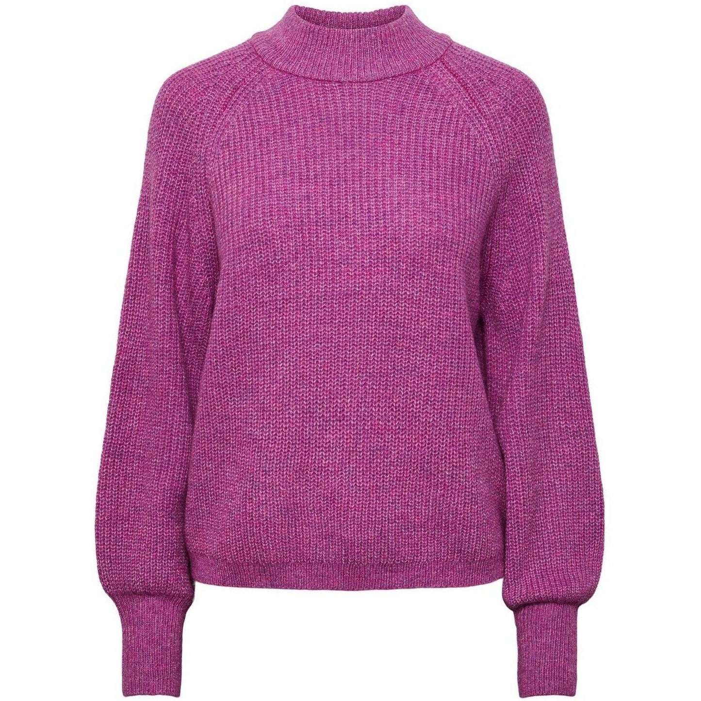 Maglie Donna Pieces - Pcnatalee Ls O-Neck Knit Noos Bc - Viola
