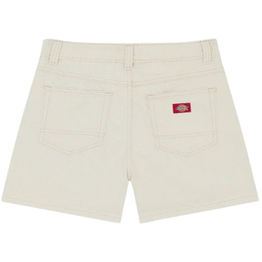 Pantaloncini Donna Dickies - 984 5 Inch High Waist Jean Shorts W - Bianco