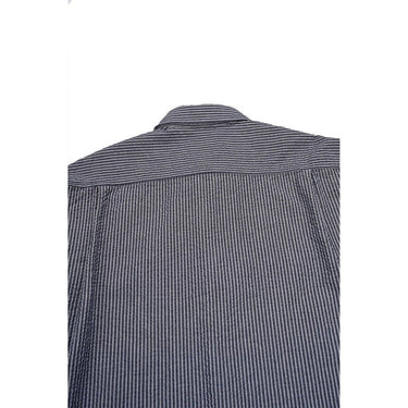Camicie casual Uomo KAPPY DESIGN - Stripe Pocket Work Shirt - Blu