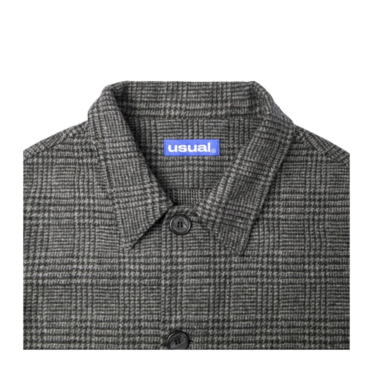 Zwykłe męskie koszule na co dzień – koszulka wierzchnia Kool G – szara