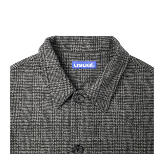 Zwykłe męskie koszule na co dzień – koszulka wierzchnia Kool G – szara