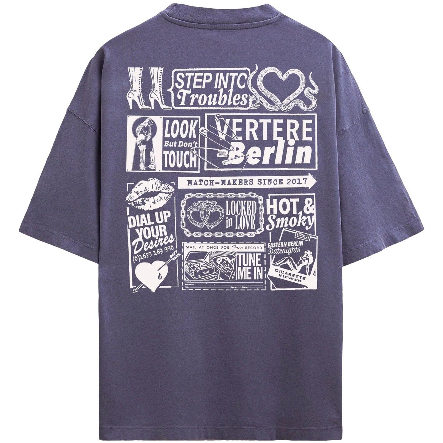 T-shirt Uomo Vertere Berlin - Troubles T-Shirt - Viola