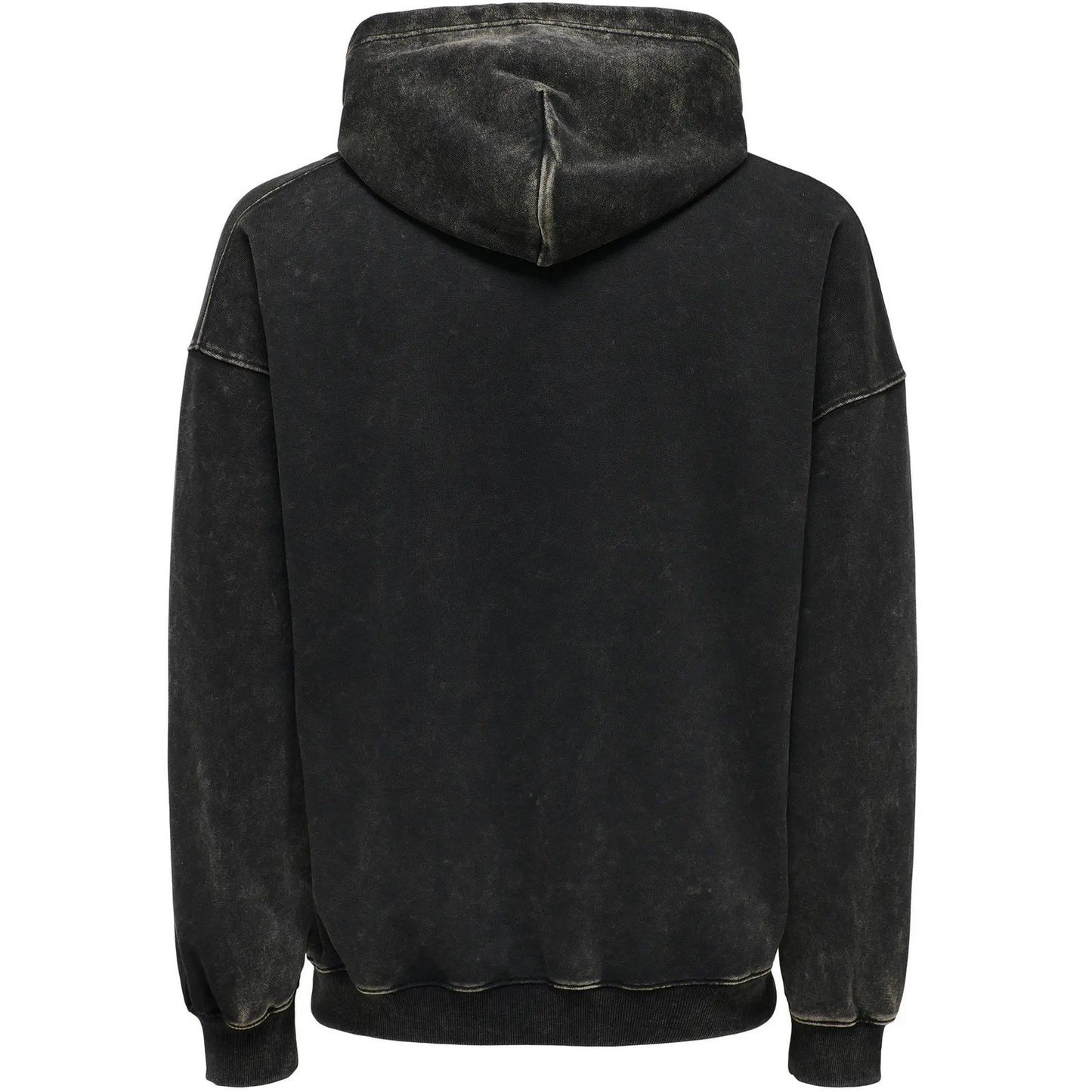 Felpe con cappuccio Uomo Only & Sons - Onsdavid Washed Vtg Hoodie Sweat - Nero