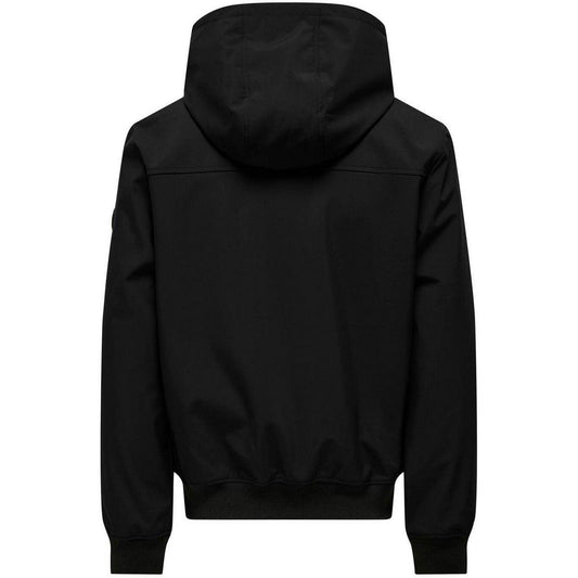 Only & Sons Vestes pour hommes - Onsbowie Softshell Bomber Otw Noos - Noir