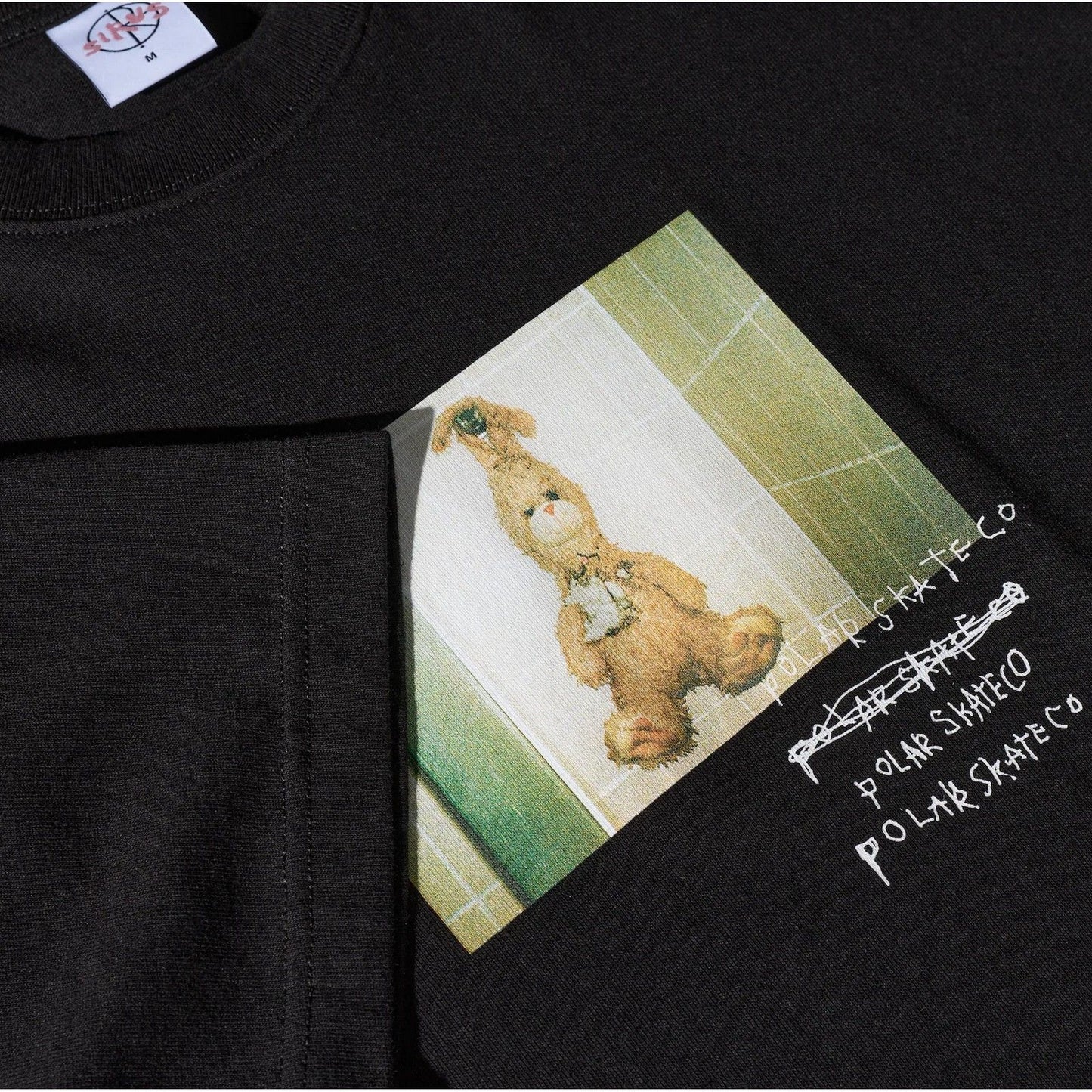 T-shirt Uomo Polar - Tee Bunny 2 - Nero