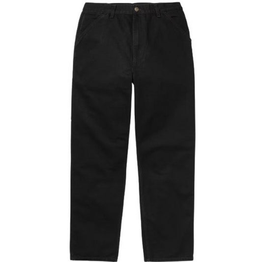 Pantalon Carhartt Wip pour hommes - Pantalon à genou unique - Noir