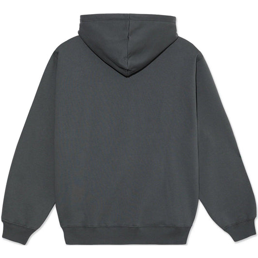 Polar Men's Hoodies - Dave Hoodie Metal Logo - Grey