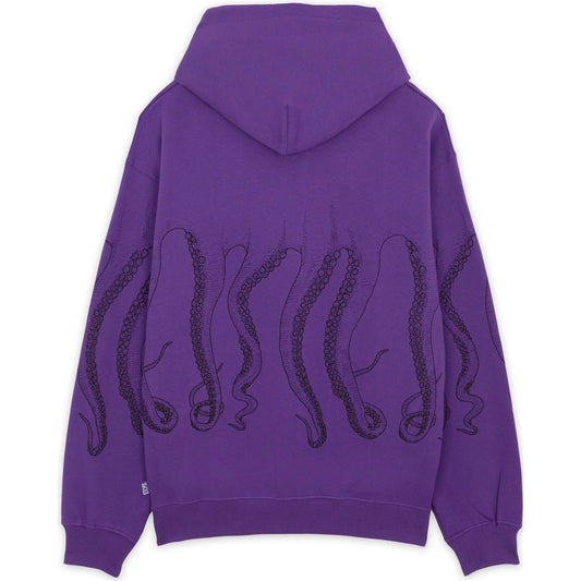 Sudaderas con capucha Octopus para hombre - Sudadera con capucha Octopus Outline - Púrpura