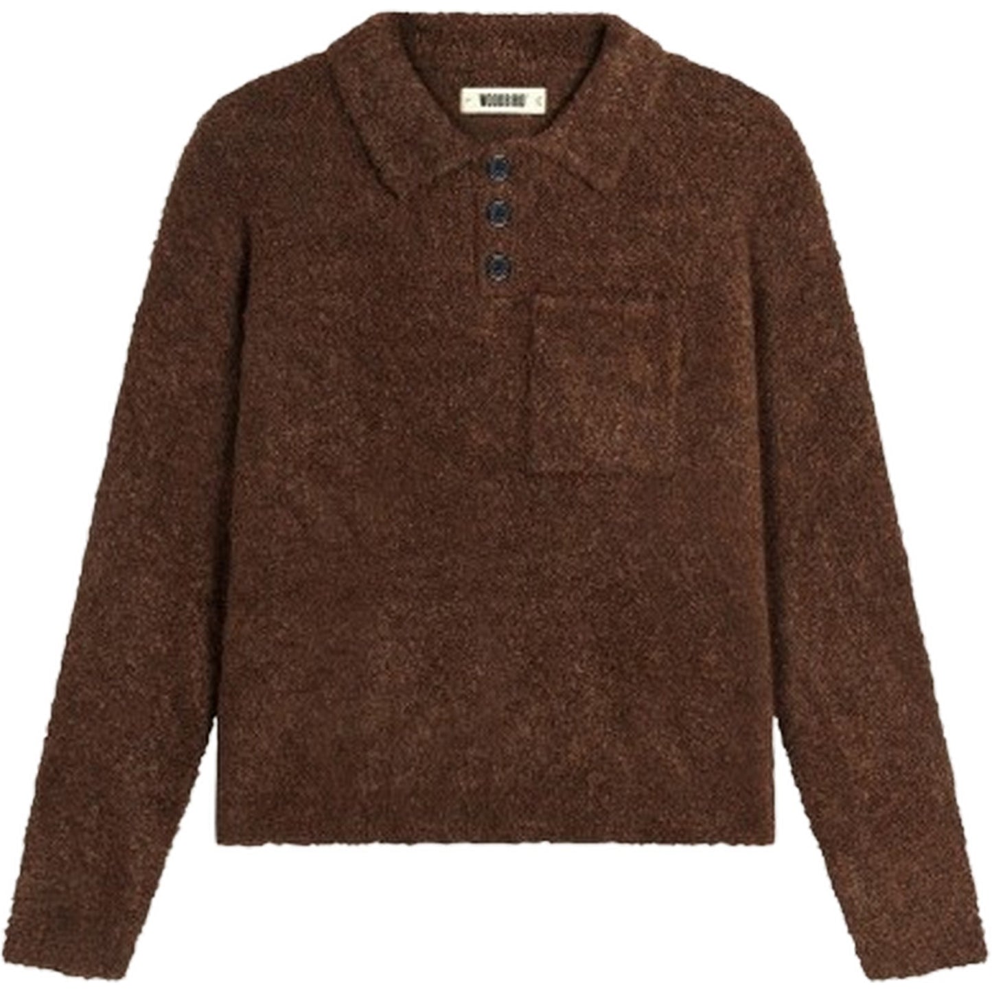 Maglie a manica lunga Uomo Woodbird - Wbdom Loop Polo - Marrone