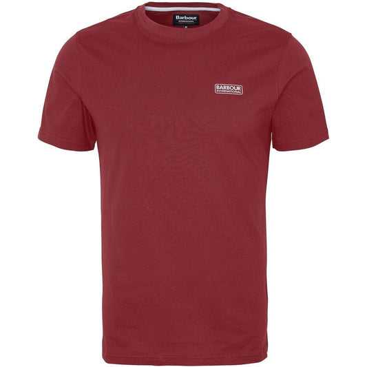 Camiseta de hombre Barbour International - Camiseta con logo pequeño - Burdeos