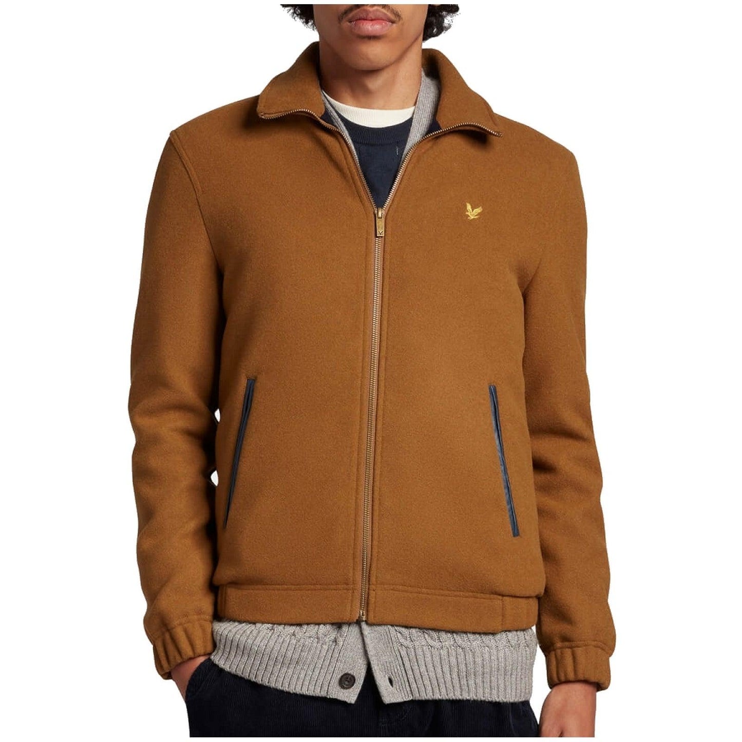 Giacconi Uomo Lyle & Scott - Melton Jacket - Marrone
