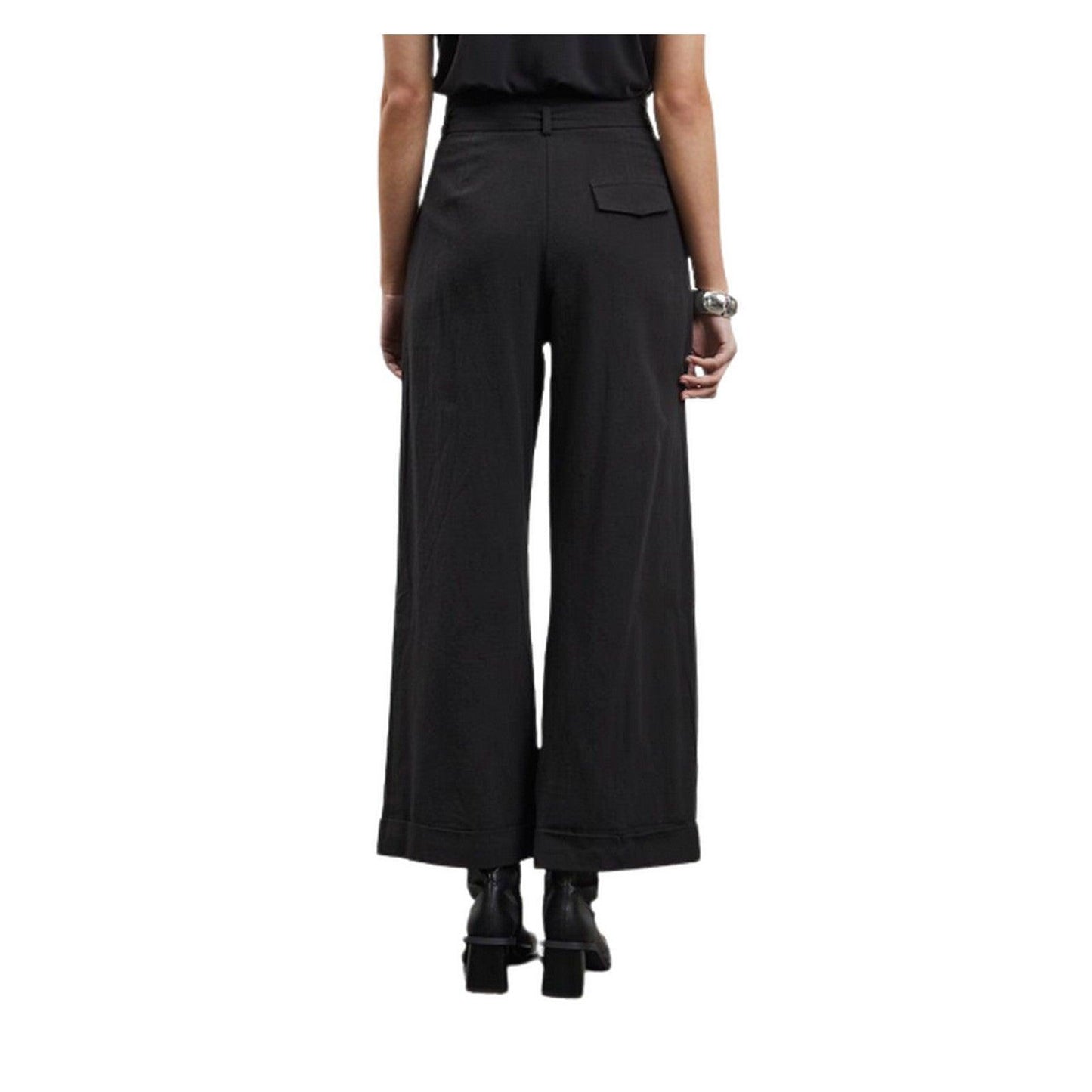 Pantaloni Donna Ichi - Ihyahya Pa Fl - Nero