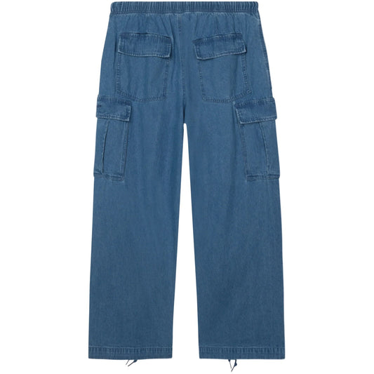 Pantaloni Uomo Obey - Giant Denim Cargo Pant - Blu