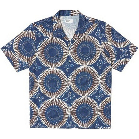 Camisas informales para hombre Universal Works - Camisa de carretera - Azul