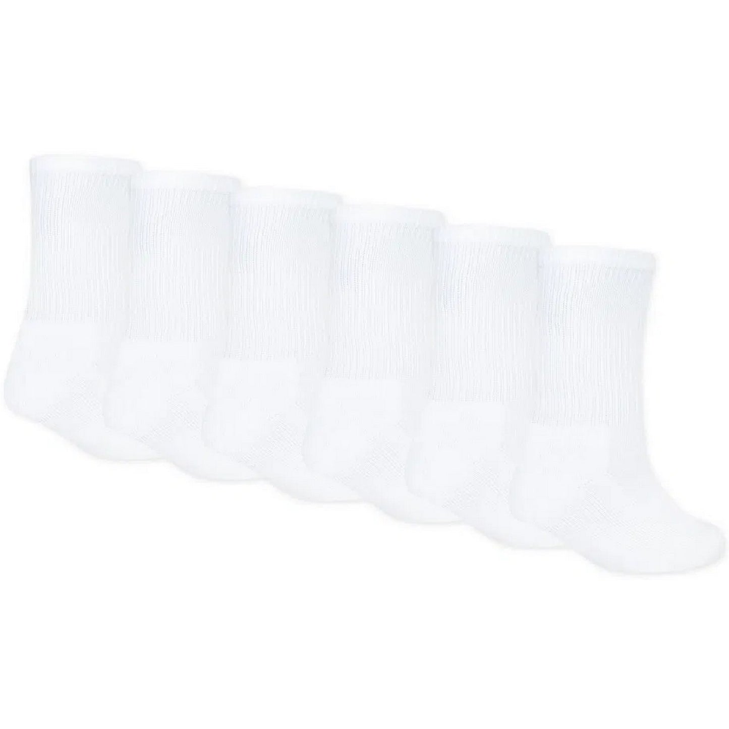 Calze Bambini Unisex Jordan - Everyday Essentials 6Pk Crew - Bianco