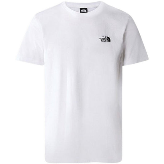 The North Face Herren-T-Shirt – M S/S Simple Dome Tee – Weiß