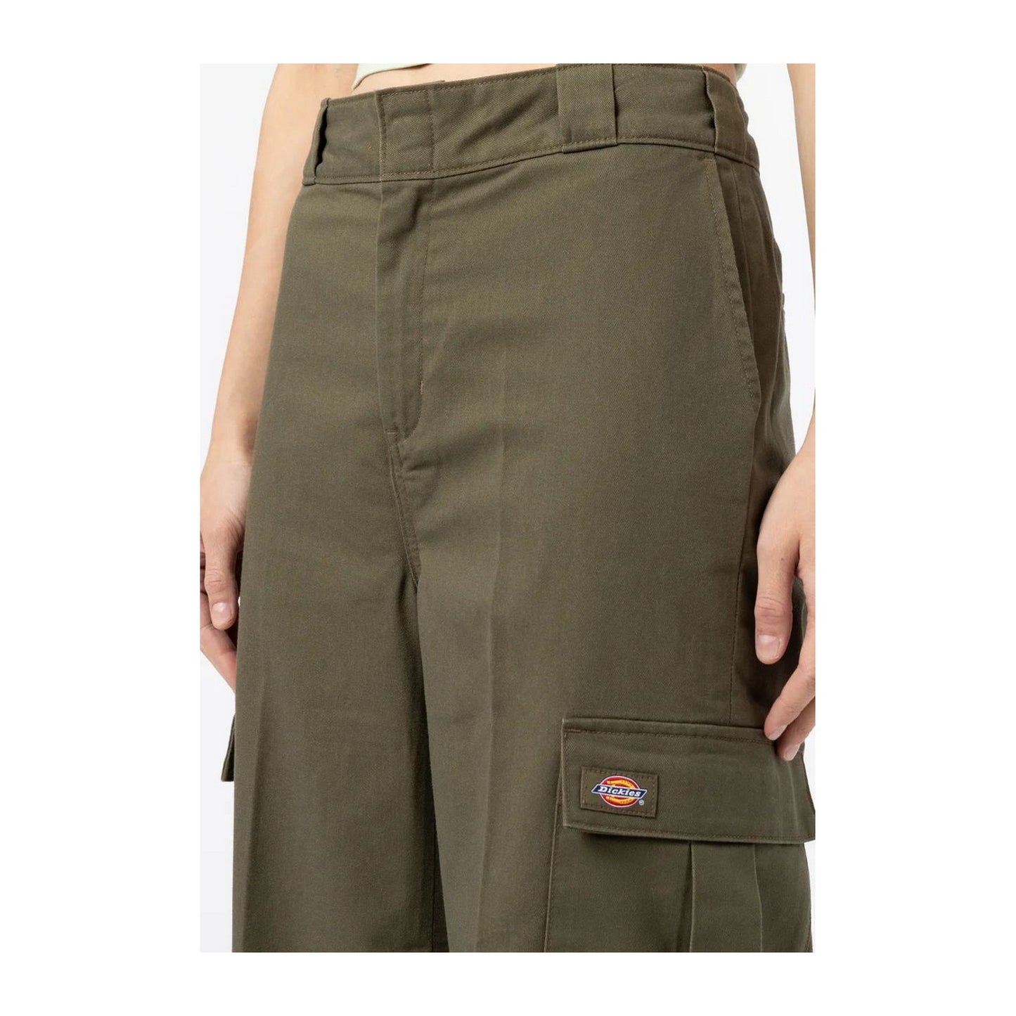Pantaloni Donna Dickies - Hooper Bay Cargo - Verde