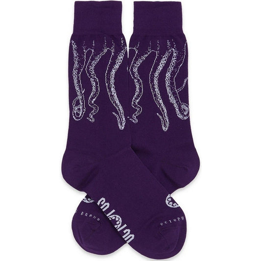 Octopus Men's Socks - Octopus Outline Socks - Multicoloured