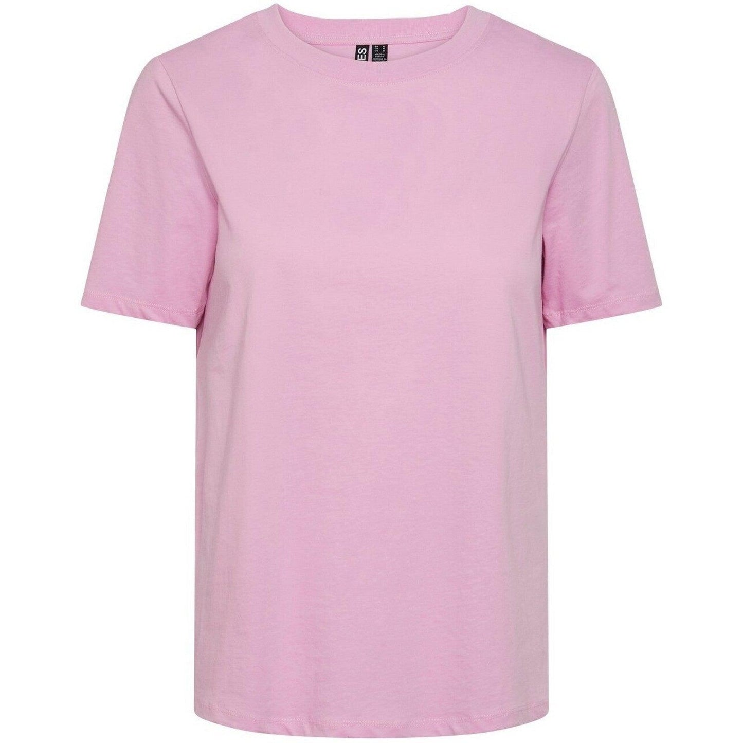 T-shirt Donna Pieces - Pcria Ss Solid Tee Noos Bc - Rosa