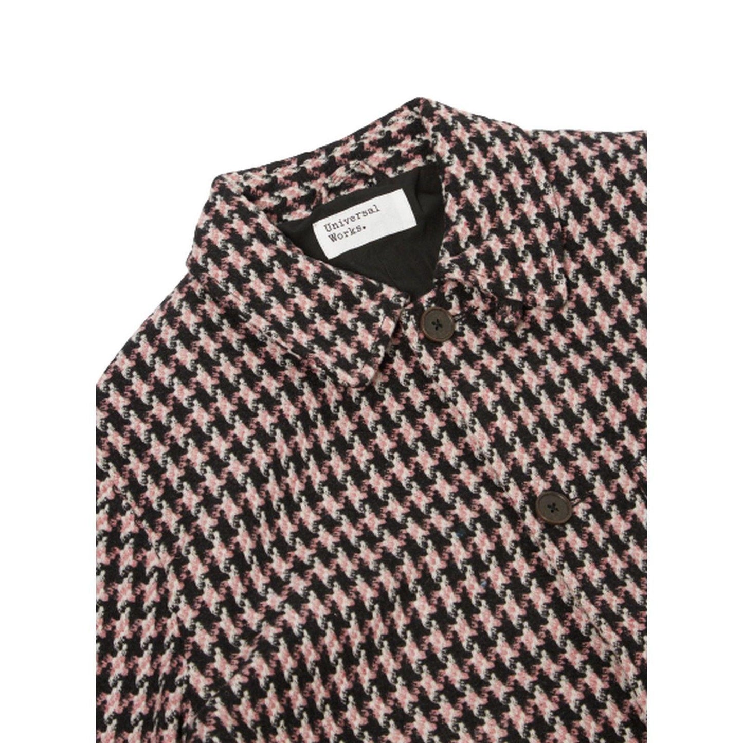 Universal Works Herrenmäntel – Langer Swing-Mantel – Rosa