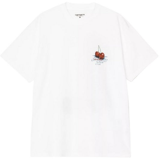 Carhartt Wip T-shirt pour hommes - S/S T-shirt Jake Garcia - Blanc