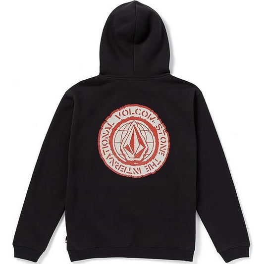 Volcom Herren-Kapuzenpullover – Volstoned Po – Schwarz