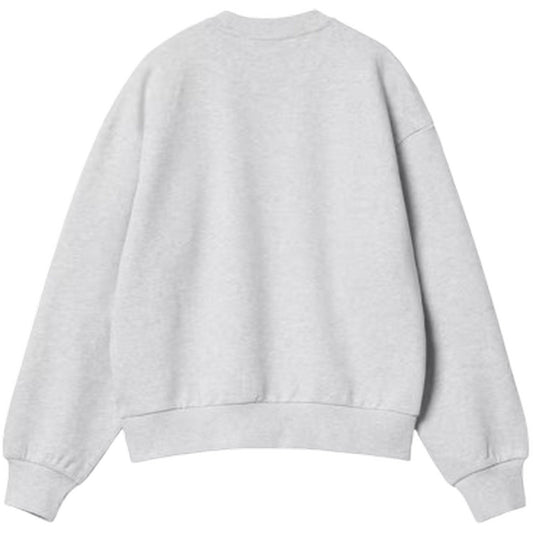 Felpe senza cappuccio Donna Carhartt Wip - W' Casey Sweatshirt - Grigio