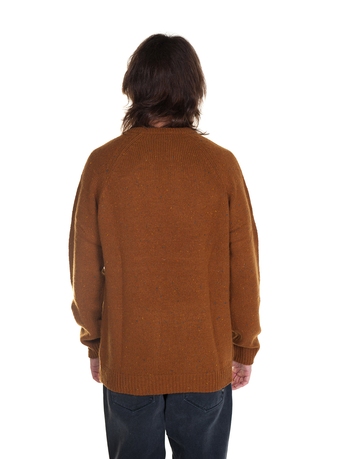 Maglioni Uomo Carhartt Wip - Anglistic Sweater - Marrone