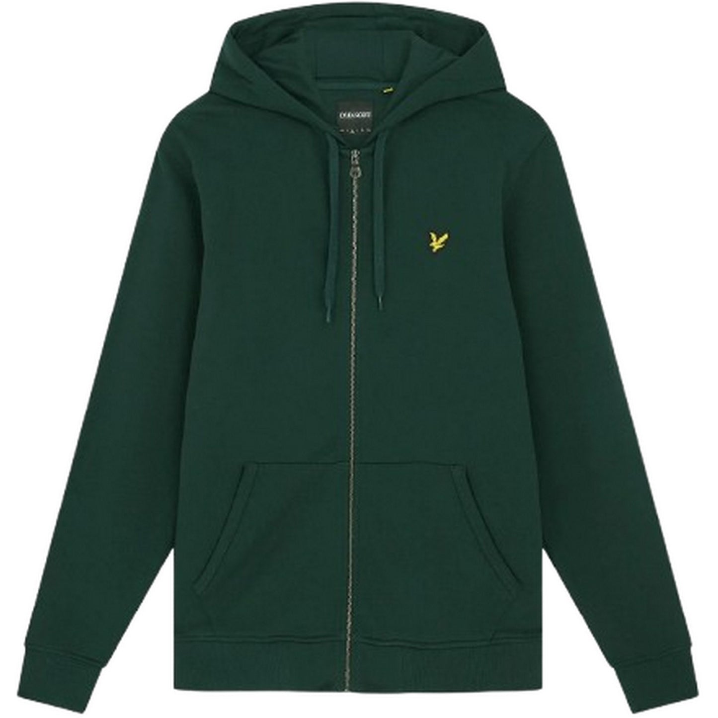 Męskie bluzy z kapturem Lyle & Scott – Bluza z kapturem zapinana na zamek – Zielone