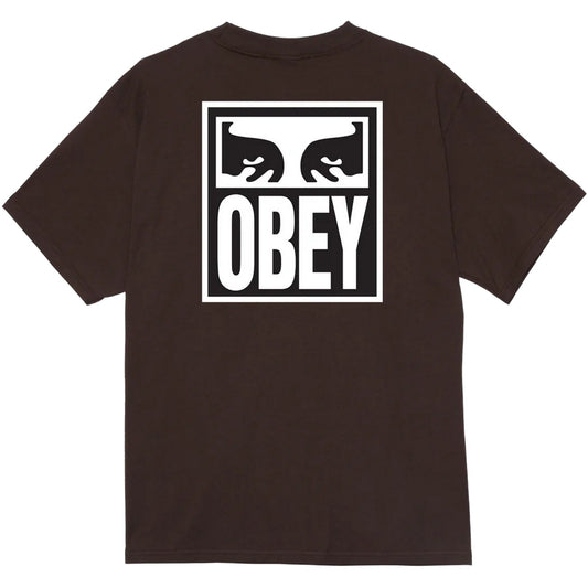 T-shirt Uomo Obey - Obey Eyes Icon 2 Classic Tee - Marrone
